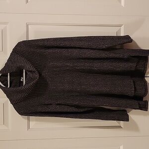 NWT Ribbed Cowl Neck Tunic Great For Leggings or Slim Pants